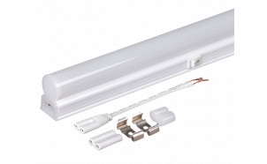 LED линейно осветително тяло Т5 с ключ, 7W, 4200К, 220-2240V AC, IP20, неутрална светлина