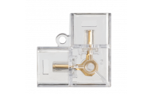 Ъглов L- конектор за LT5X7xx, 90°, 2 пина