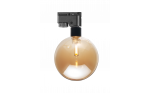 Тяло за релсов монтаж, стъклено, двупроводно, G9, 220-240V AC, IP20, злато