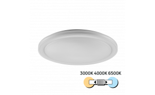 Plafoniera LED CCT, 24W, 3000K/4000K/6500К