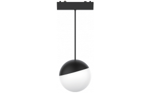 LED SMART pendel magnético, esférico, blanco/negro 6W, CCT, 48V DC