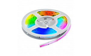 RGB Bande LED numérique 16W/m, IC WS2811, 24V DC, 16 pixels/m, COB, 5m, IP20