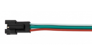 Connettore femmina per striscia LED digitale, 5-24V DC, 3 pin, 15 cm, 10 pz./conf.
