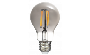 LED filament bulb smokey, A60, 5W, E27, 1800K, 220-240V AC