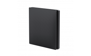 Interruttore cinetico wireless RF, canale singolo, IP65, nero