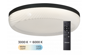 Lampada da soffitto LED dimmerabile CCT con telecomando, max.72W, 3000K-6000К