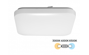 LED Slim CCT плафониера 12W, 3000K/4000K/6500K