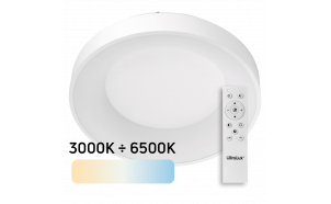 Plafoniera LED dimmerabile CCT con telecomando, max. 72W, 3000K-6500К