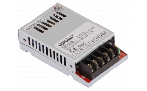Power supply, 12V DC, 15W, IP20