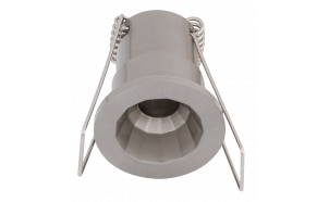 Faretto da soffitto, fisso, nichel satinato, G4, IP20
