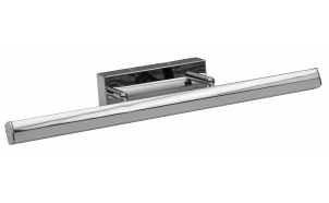 LED осветително тяло за баня, 8W, 2700K хром, IP44