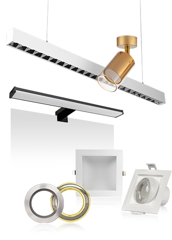 Appareils d'éclairage et accessoires LED