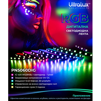 RGB дигитална LED лента